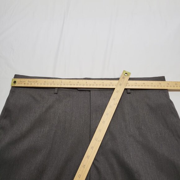 Louis Raphael Rosso Mens Dress Pants 38 X 29 Classic Wrinkle Free Easy Care Gray - Picture 10 of 15